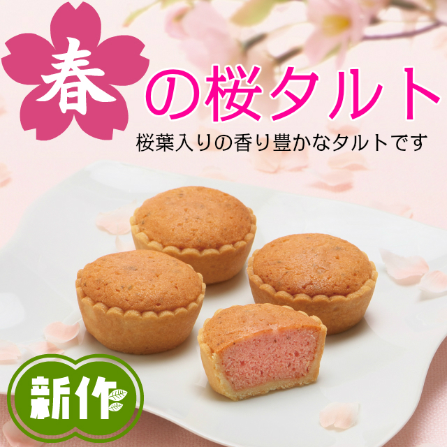 春の桜タルトイメージ